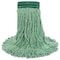 Boardwalk 5 in Looped-End Wet Mop, Green, Cotton/Synthetic, BWK502GNEA BWK502GNEA - alternate 2